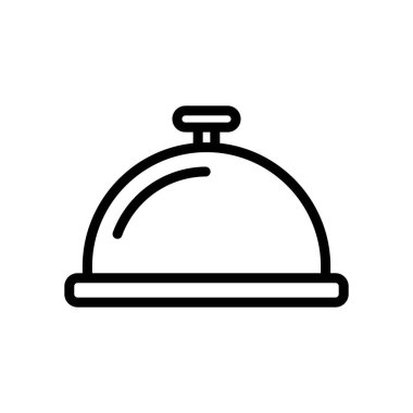 Personel ikon vektörünü ara. İzole edilmiş kontür sembolü gösterimi