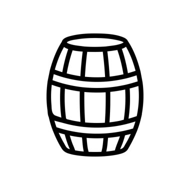 Bal ikonu vektörü. İzole edilmiş kontür sembolü gösterimi