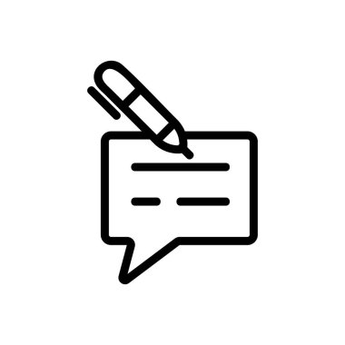 Simge vektörüne yardım et. İzole edilmiş kontür sembolü gösterimi