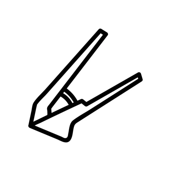 Vitlök ikon vektor. Isolerad kontur symbol illustration — Stock vektor