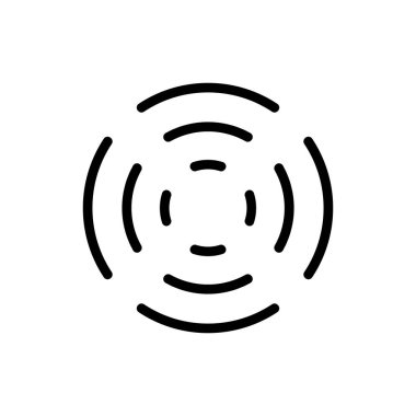 Acı ikonu vektörü. İzole edilmiş kontür sembolü gösterimi