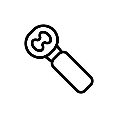 Bottle opener Icon vector. Isolated contour symbol illustration