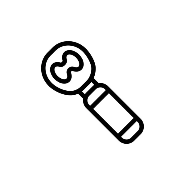 Bottle opener Icon vector. Isolated contour symbol illustration — Διανυσματικό Αρχείο