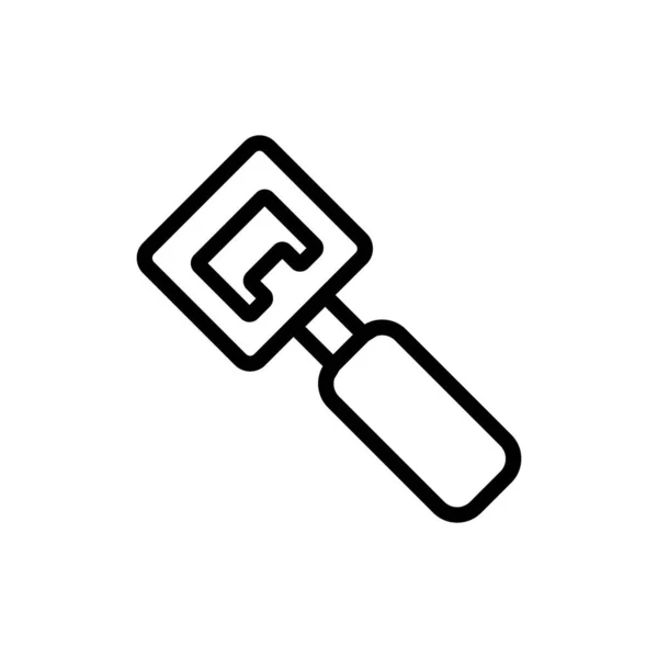 Bottle opener Icon vector. Isolated contour symbol illustration — Stockvektor