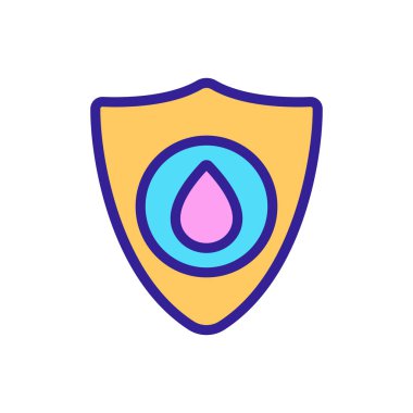 Cilt bakım ikonu vektörü. İzole edilmiş kontür sembolü gösterimi