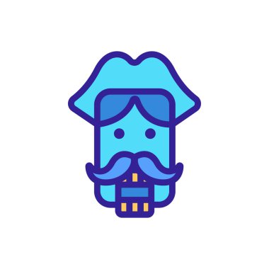 fındıkkıran ikon vektörü. İzole edilmiş kontür sembolü gösterimi