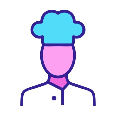 İkon vektörünü pişirin. İzole edilmiş kontür sembolü gösterimi