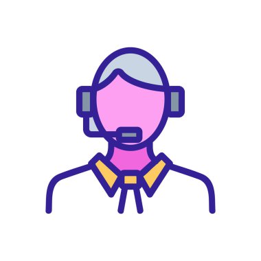 Sevkiyat simgesi vektörü. İzole edilmiş kontür sembolü gösterimi