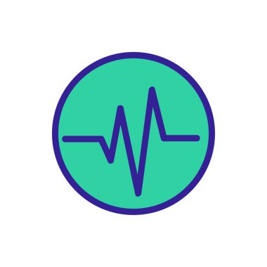 Heyelan Simgesi vektörü. İzole edilmiş kontür sembolü gösterimi