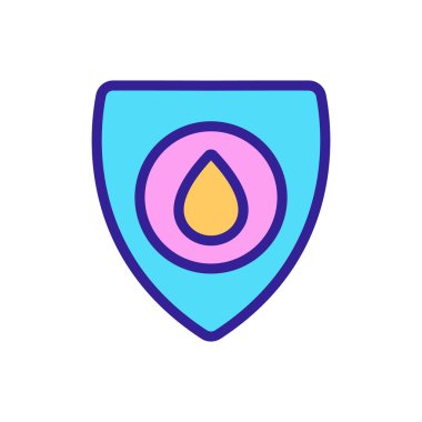 Hastane kan ikonu vektörü. İzole edilmiş kontür sembolü gösterimi