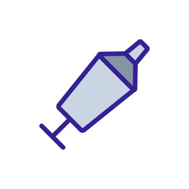 Arı ikonu vektörü. İzole edilmiş kontür sembolü gösterimi