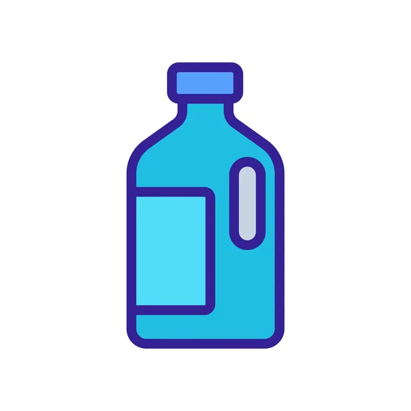 Milk icon vector. Isolated contour symbol illustration — Stock Vector