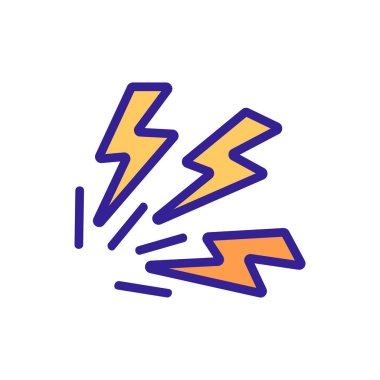 Acı ikonu vektörü. İzole edilmiş kontür sembolü gösterimi