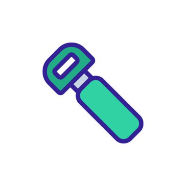 Bottle opener Icon vector. Isolated contour symbol illustration