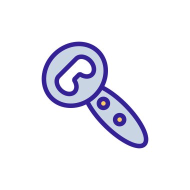 Bottle opener Icon vector. Isolated contour symbol illustration