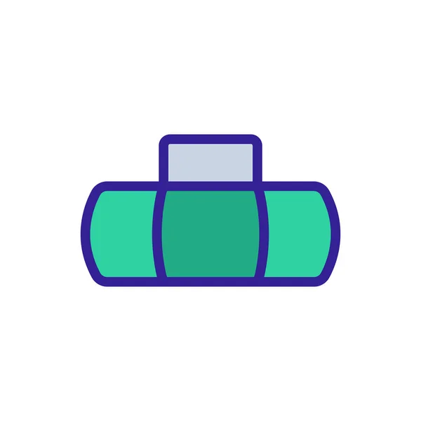 Bagaje de călătorie icon vector. Ilustrație simbol contur izolat — Vector de stoc