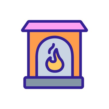 Boynuz simgesi vektörü. İzole edilmiş kontür sembolü gösterimi