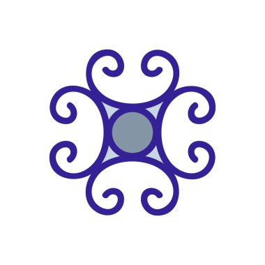 Demirci ikon vektörü. İzole edilmiş kontür sembolü gösterimi