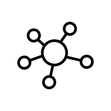 Bayilik iş ikonu vektörü. İzole edilmiş kontür sembolü gösterimi