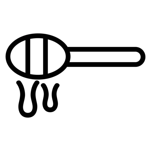 Wektor miodu. Ilustracja izolowanego symbolu konturu — Wektor stockowy