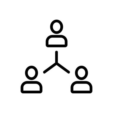 Seyirci ikon vektörünü yeniler. İnce çizgi işareti. İzole edilmiş kontür sembolü gösterimi