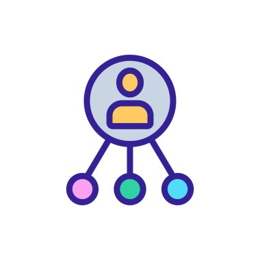 Yönlendirme sistemi simgesi vektörü. İnce çizgi işareti. İzole edilmiş kontür sembolü gösterimi