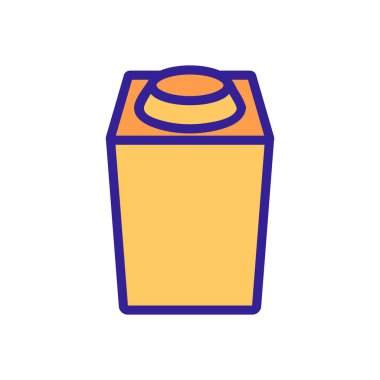 Ses kontrol ikonu vektörü. İnce çizgi işareti. İzole edilmiş kontür sembolü gösterimi