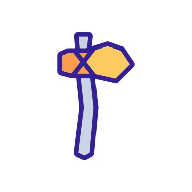 Tagogavic ikon vektörü. İnce çizgi işareti. İzole edilmiş kontür sembolü gösterimi