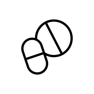 Diyabet diyabet taşıyıcı ikonudur. İnce çizgi işareti. İzole edilmiş kontür sembolü gösterimi