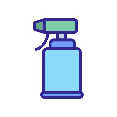 Böcek kontrol ikonu vektörü. İnce çizgi işareti. İzole edilmiş kontür sembolü gösterimi