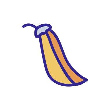 Yeşil bezelye ikonu vektörü. İnce çizgi işareti. İzole edilmiş kontür sembolü gösterimi