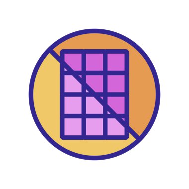 Diyabet ikon vektörü. İnce çizgi işareti. İzole edilmiş kontür sembolü gösterimi