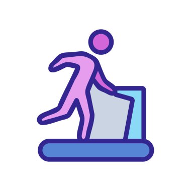 Diyabet ikon vektörü. İnce çizgi işareti. İzole edilmiş kontür sembolü gösterimi