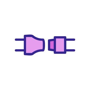 Emniyet kemeri ikon vektörü. İnce çizgi işareti. İzole edilmiş kontür sembolü gösterimi