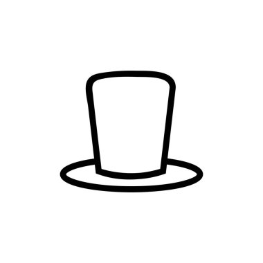 Şapka hayranı futbol ikonu vektörü. İnce çizgi işareti. İzole edilmiş kontür sembolü gösterimi