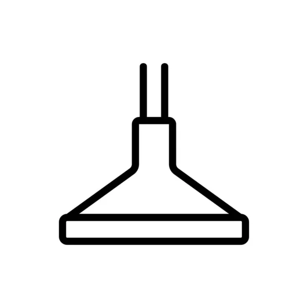 現代の掃除機アイコンベクトル 細い線の記号 独立した輪郭シンボルイラスト — ストックベクタ