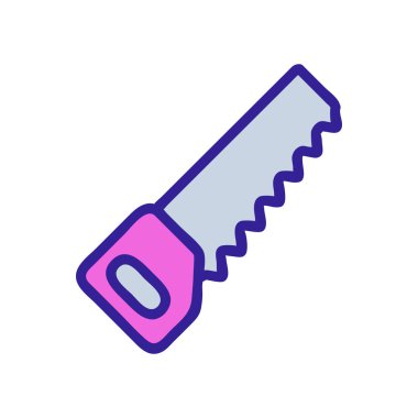 Simge vektörünü gördüm. İnce çizgi işareti. İzole edilmiş kontür sembolü gösterimi