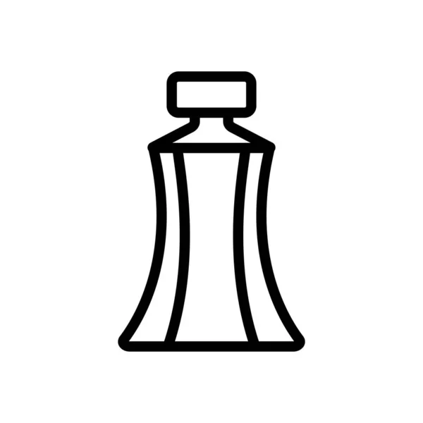 Duftende Parfüm Symbol Vektor Schlankheitszeichen Isolierte Kontursymboldarstellung — Stockvektor