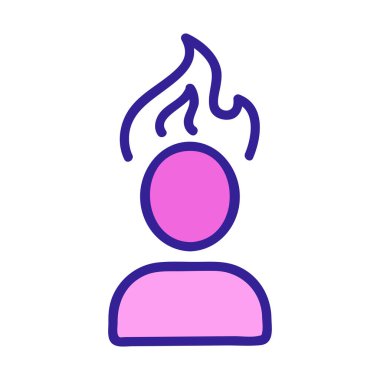 Keskin baharat ikonu vektörü. İnce çizgi işareti. İzole edilmiş kontür sembolü gösterimi