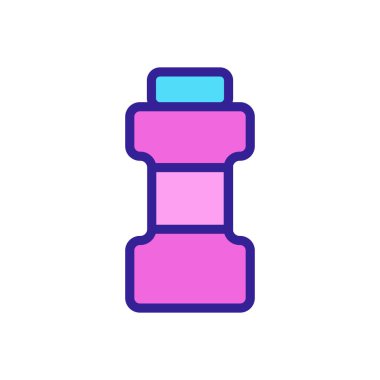 Lezzetli vektör ikonu sosu. İnce çizgi işareti. İzole edilmiş kontür sembolü gösterimi