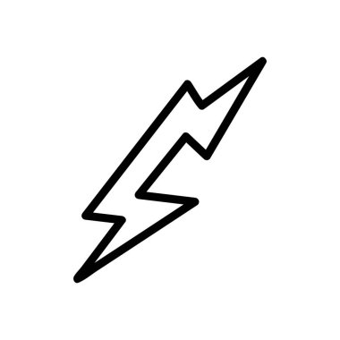 cıvata simgesi vektörü. İnce çizgi işareti. İzole edilmiş kontür sembolü gösterimi