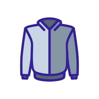 Kazak ikonu vektörü. İnce çizgi işareti. İzole edilmiş kontür sembolü gösterimi