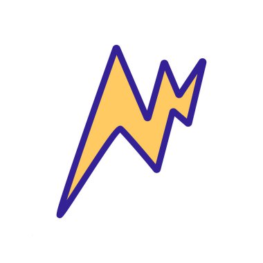 cıvata simgesi vektörü. İnce çizgi işareti. İzole edilmiş kontür sembolü gösterimi