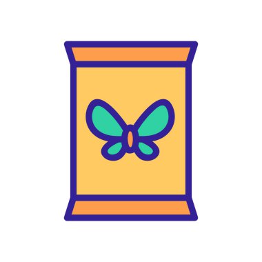 Akvaryum ikon vektörü. İnce çizgi işareti. İzole edilmiş kontür sembolü gösterimi