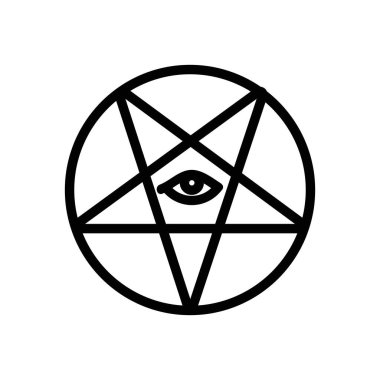 Sembol sihirli ikon vektörü. Sembol sihirli işareti. izole edilmiş sınır sembolü çizimi