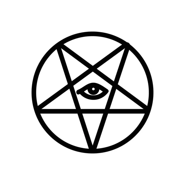 Σύμβολο Μαγικό Διάνυσμα Εικονίδιο Σύμβολο Μαγικό Σημάδι Απομονωμένη Απεικόνιση Συμβόλων — Διανυσματικό Αρχείο