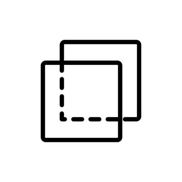 Вектор Піктограми Прозорого Шару Знак Прозорого Шару Ізольована Символьна Ілюстрація — стоковий вектор
