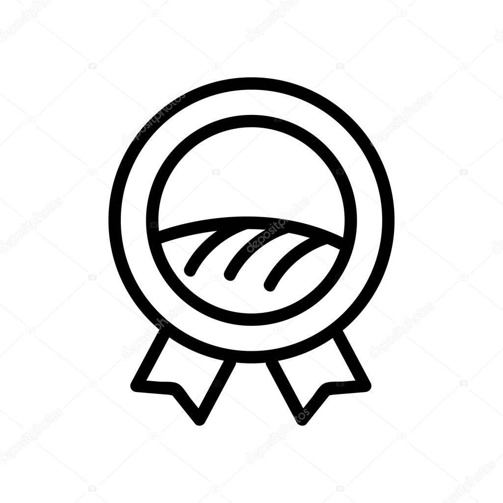 contains no additives icon vector. contains no additives sign. isolated contour symbol illustration