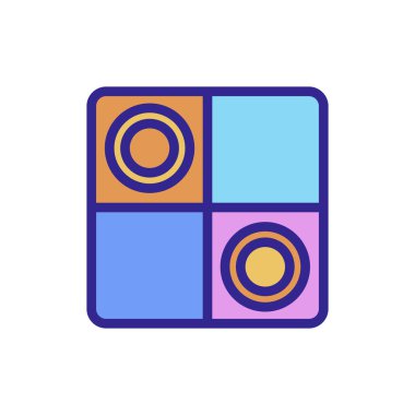 oyun denetleyicileri simge vektörü. Oyun kontrolörleri imzalıyor. renk izole edilmiş sembol çizimi