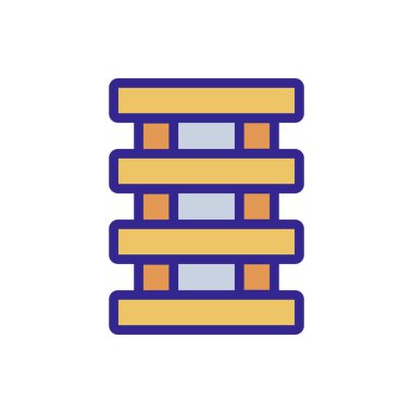 Masa oyunu ikon vektörü. Oyun tabelası. renk izole edilmiş sembol çizimi